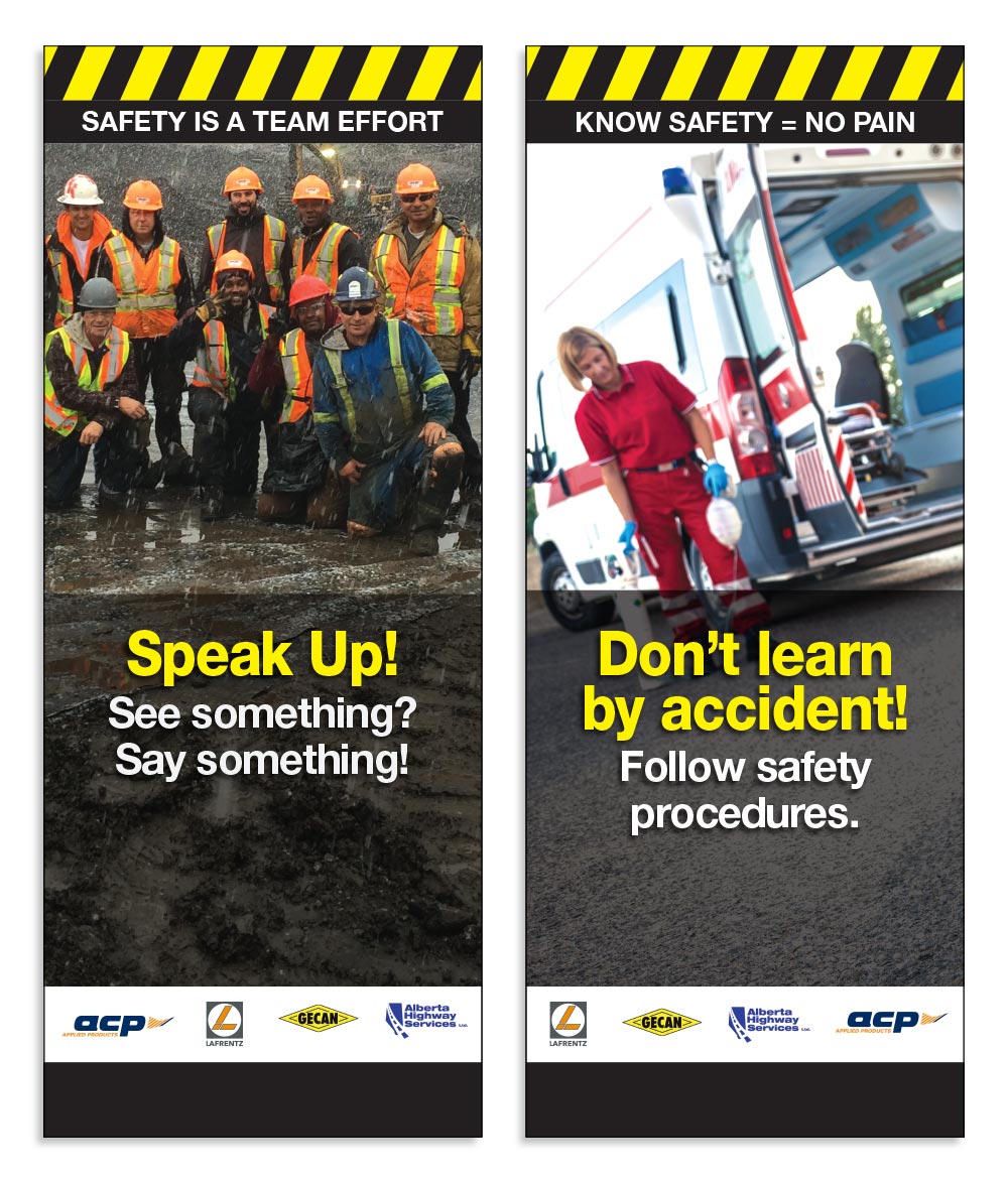 Canadian Road Builders Safety Banners